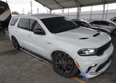 2021 Dodge Durango R/T Rwd из США, поврежденный, VIN 1C4SDHCT4MC554180